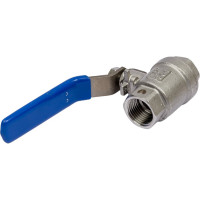 Шаровой кран АТКА нерж. муфт. ду15 ру63 1017010102