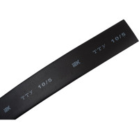 Термоусадочная трубка IEK ТТУ нг-ls 10/5 черная (2м/упак) UDR12-010-005-002-K02-T