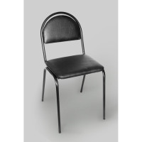 Стул MODULE`S TYLE Стандарт офисный, черный полимер/черный глянцевый ВИ0049