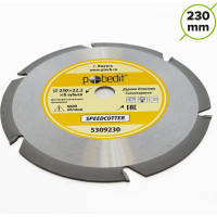 Диск пильный по дереву Speedcutter 230 мм, 6 зубьев Pobedit 5309230