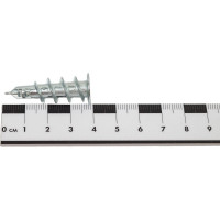 Дюбель "DRIVA" STEELREX металл, сверло, для гипсокартона, 15x38 мм, 40 шт. 0418014038B400004032