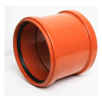 Двухраструбная муфта для наружной канализации Flextron d 200 мм 148094