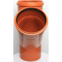 Тройник для наружной канализации Flextron d 110 мм, 45 градусов 139996