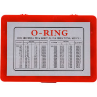 Набор колец резиновых уплотнительных O-Ring NBR70 дюйм. (№5a) 347шт HIMPT 00028011433