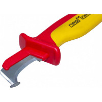 Нож Промлайн кабельный изолированный с пяткой до 1000в, с двухкомп.рук. ПЛ025030538_023