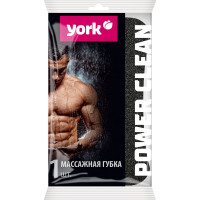 Массажная губка для тела YORK Black & White 011080