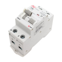 Автоматический выключатель дифференциального тока EKF DVA-6 1P+N, 16А (C), 10мА (A), 6кА, AVERES rcbo6-1pn-16C-10-a-av