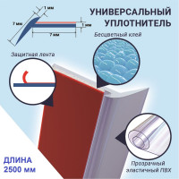 Универсальный уплотнитель Eagle grip прозрачный, самоклеящийся UUS 10101