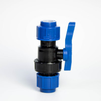 Кран компрессионный для ПЭ труб LAMMIN 20 Lm34111020020