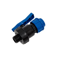 Кран компрес. для пэ труб нр LAMMIN 25x3/4" 120/8 Lm34115025020