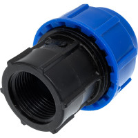 Компрессионная муфта для ПЭ труб LAMMIN вр 32x1" Lm34004032025