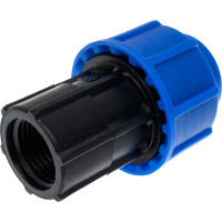 Компрессионная муфта для ПЭ труб LAMMIN вр 25x1/2" Lm34004025015