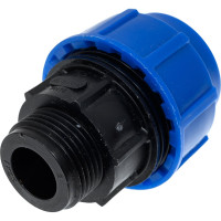 Компрессионная муфта для ПЭ труб LAMMIN нр 32x1" Lm34003032025