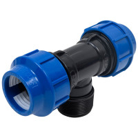 Тройник компрес. для пэ труб LAMMIN 50 Lm34114505050