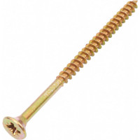 Универсальные шурупы Доброга 6,0x90 мм, желтый цинк, 100 шт. 1,03 кг ТД-00011987