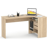 Письменный стол СОКОЛ СПм-25 дуб сонома, правый 00-00013780