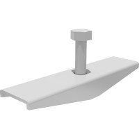 Стальной крепеж для лотка Gidrolica Standart dn100 планка+болт 8x35 108ст