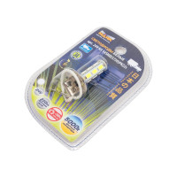 Светодиод МАЯК WHITE 24V, Н3, 14SMD, 5730, PK22s, блистер 24H3-W\14SMD\5730\BL