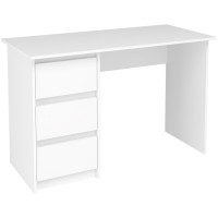 Письменный стол Woodville Айден СТП06-1200 ЛДСП белое / ЛДСП белое 528270