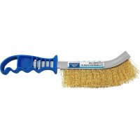 Корщетка латунированная с пластиковой ручкой vertextools 1212-240
