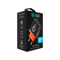 Сетевое зарядное устройство QUMO Charger 0019, 30 Вт, 3 USB, 3 USB, 4.2A, 1 USB QC 3.0, FCP, AFC + 2 USB 2,4A, черный 24350