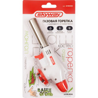 Горелка газовая на цанговый баллон с пьезоподжигом SKYWAY 1002 S11901002