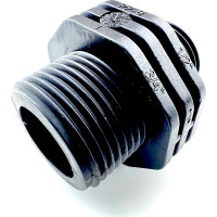 Ниппель переходной Профитт НР 1/2"х НР 3/4", полипропилен 1895335