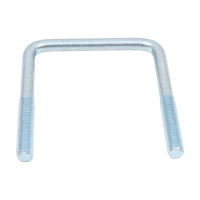 Скоба П-образная Мир Хомутов 60x60 мм, с резьбой М8, без гаек, в упаковке 4 шт. VENT60х60М8PCH51(4)