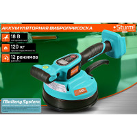 Аккумуляторная виброприсоска для укладки плитки Sturm 1BatterySystem TV18120