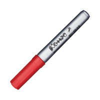 Перманентный маркер Комус PY2304 красный, 1-4 мм, круглый наконечник 162960