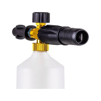 Пенная насадка с переходником для автомойки Karcher К2-К5, пластиковый переходник, CPK Премиум 1 литр ООО ТД Гидромаркет GMA-Pm-foam-CpK