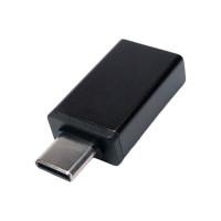 Переходник Гарнизон USB3.0 Type-C(M)/AF, с поддержкой OTG, черный, пакет, GCC-A-USB3-CMAF