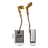 Щетка графитовая для MAKITA СВ-459 (аналог 194722-3) 6x9х13 мм UNITED PARTS 90-0440