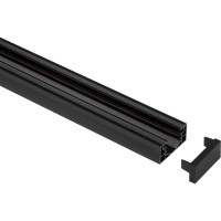 Шинопровод для трековых систем Jazzway PTR P 2M-BL черный (пластик) 2м 5052031