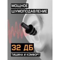 Беруши многоразовые Jeta Safety 32 дБ, бокс JEM-732