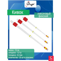 Кивок для рыбалки лавсановый Stinger Финский 140604 300 мкр, 13 см, нагрузка 1.0 г, 25 шт ef760