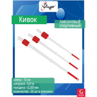 Кивок для рыбалки лавсановый спортивный Stinger 110504 250 мкр, 13 см, нагрузка 0.8 г, 25 шт ef724