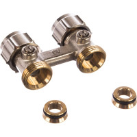 Узел Oventrop Multiflex F, запорно-присоединительный, прямой H-образный, 3/4", 3/4", 1015813