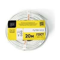 Провод Партнер-электро ПуГВВ 2x1,5 гост (20м) P056G-02N05MC-B020