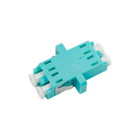 Оптический проходной адаптер DATAREX lc-lc om3 дуплекс duplex бирюзовый DR-541123