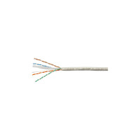 Кабель витая пара UTP (U/UTP) Cabeus категория 6, 4 пары (23 AWG), одножильный, LSZH нг(А)-HF, серый (305 м) UTP-4P-Cat.6-SOLID-LSZH-GY
