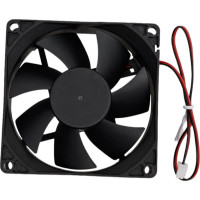 Вентилятор 5bites 80x80x25мм, подшипник скольжения, 2000rpm, 23 дБ, 2pin FB8025S-12L2
