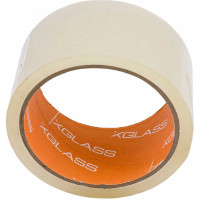 Прозрачная упаковочная клейкая лента X-Glass 50 мм х 50 м, 43 мкм, 160094