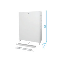 Шкаф коллекторный глубокий RISPA 8-10 выхода ШРНГ- 3 (652*150*707) ШРНГ- 3 RSHRNG3