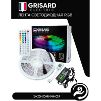 Светодиодная лента Grisard Electric 20 метров rgb led многоцветная с пультом GRE-002-0124