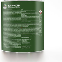Декоративная пропитка для защиты древесины Dufa WOOD TEX серая, 0.9 л МП00-011149