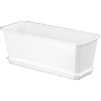 Поддон для балконного ящика Idiland Basil 40 см, мраморный 221601033/01