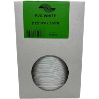 Гибкий полимерный (ПВХ) воздуховод PVC White -127 мм x 3 м DEC P127/3PBD/VF