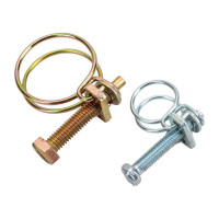 Набор проволочных хомутов MasterProf 3 размера, 6 шт., цинк, 1/2", 3/4", 1" ИС.140915