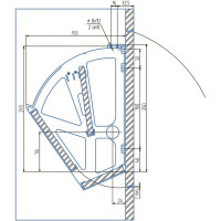 Механизм для обувниц Левша 2 секции бук У8-4879.Д